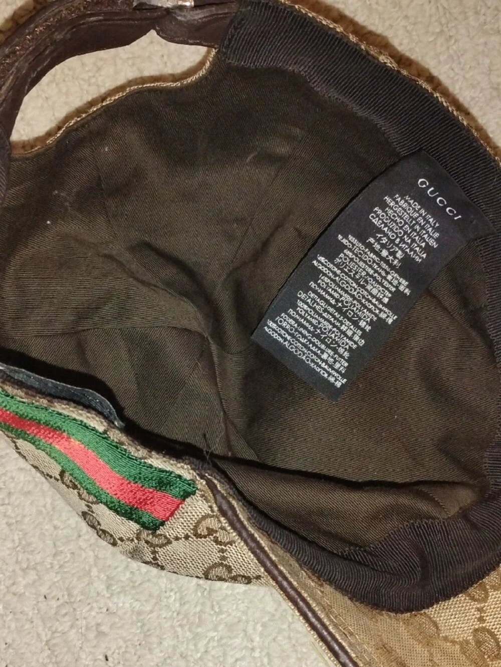 Gucci baseball cap